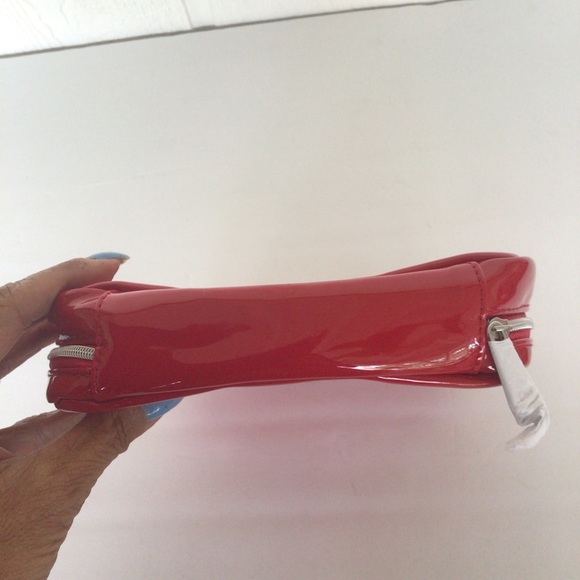 CHRISTIAN DIOR GLOSSY RED MAKEUP COSMETICS BAG NWOT - Picture 8 of 14